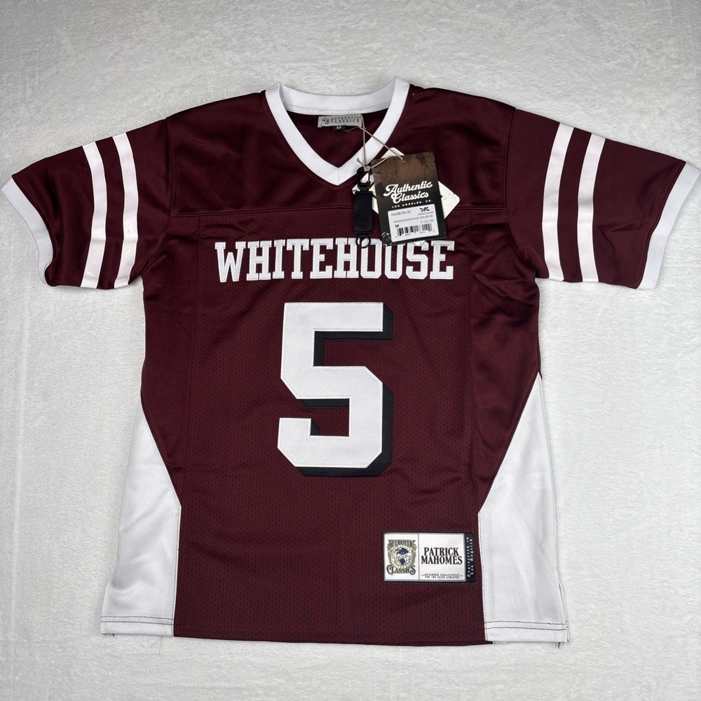 Patrick Mahomes Whitehouse HS Texas Jersey Medium NWT Authentic Classics